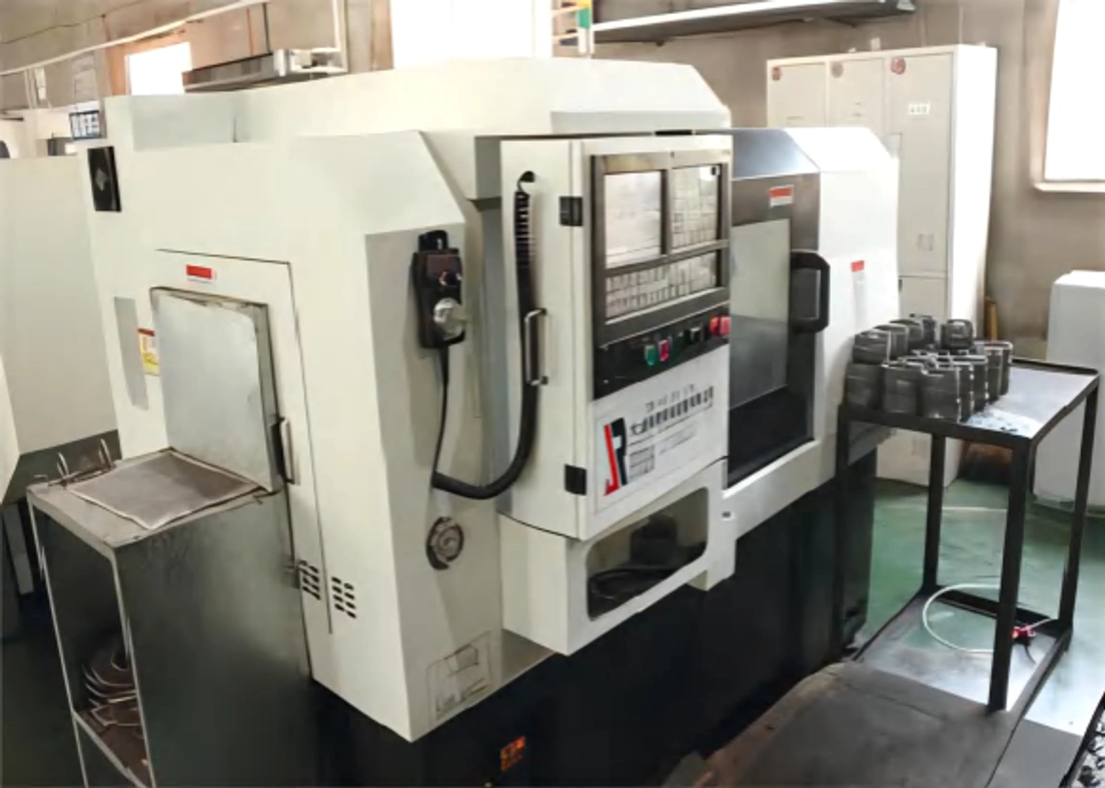 NC lathe machine workshop photo